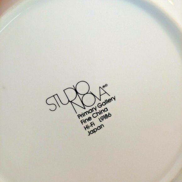 Studio Nova Primary Gallery HI-FI L9186 Salad Appetizer Plate 8" Replacement - Picture 3 of 5